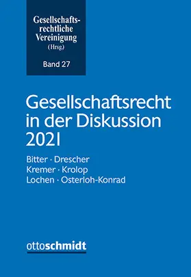  Gesellschaftsrecht in der Diskussion 2021 | Buch |  Sack Fachmedien