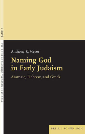 Meyer |  Naming God in Early Judaism | Buch |  Sack Fachmedien
