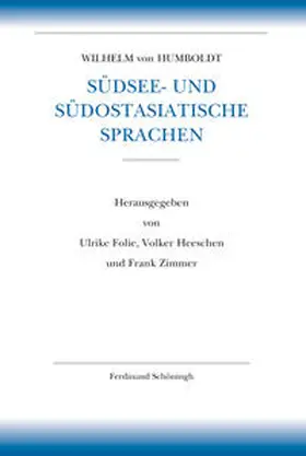 Humboldt / Zimmer / Heeschen |  Südsee- und südostasiatische Sprachen | Buch |  Sack Fachmedien