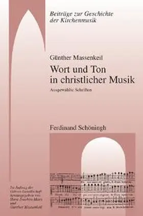 Massenkeil |  Wort und Ton in christlicher Musik | Buch |  Sack Fachmedien