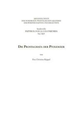 Käppel |  Die Prostagmata der Ptolemäer | Buch |  Sack Fachmedien