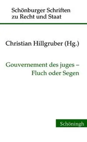 Hillgruber |  Gouvernement des juges - Fluch oder Segen | Buch |  Sack Fachmedien