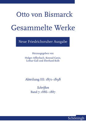 Morgenstern |  Otto von Bismarck. Gesammelte Werke - Neue Friedrichsruher A | Buch |  Sack Fachmedien