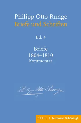 Mix |  Philipp Otto Runge – Briefe 1804-1810 | Buch |  Sack Fachmedien