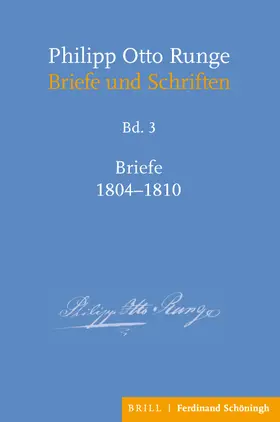 Mix |  Philipp Otto Runge – Briefe 1804-1810 | Buch |  Sack Fachmedien