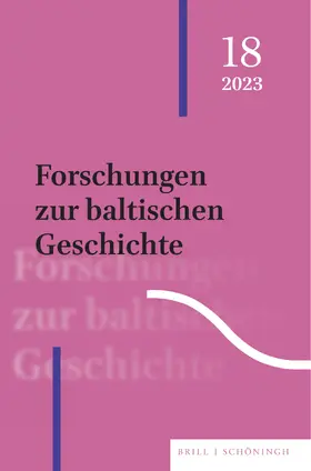 Laur / Brüggemann |  Forschungen zur baltischen Geschichte | Buch |  Sack Fachmedien