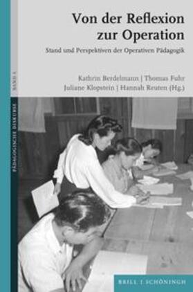 Berdelmann / Fuhr / Klopstein |  Von der Reflexion zur Operation | Buch |  Sack Fachmedien