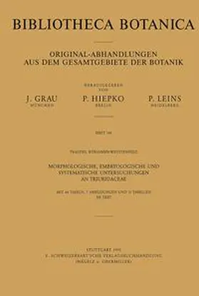 Rübsamen-Weustenfeld |  Morphologische, embryologische und systematische Untersuchungen an Triuridiaceae | Buch |  Sack Fachmedien