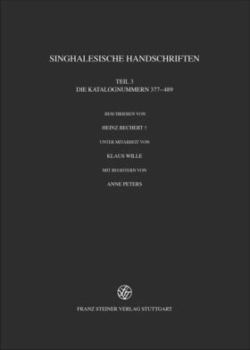  Singhalesische Handschriften Teil 3 | Buch |  Sack Fachmedien