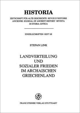 Link |  Landverteilung und sozialer Frieden im archaischen Griechenland | Buch |  Sack Fachmedien