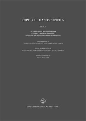Behlmer / Horn / Six |  Koptische Handschriften | Buch |  Sack Fachmedien