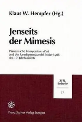 Hempfer |  Jenseits der Mimesis | Buch |  Sack Fachmedien