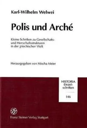 Welwei / Meier |  Polis und Arché | Buch |  Sack Fachmedien