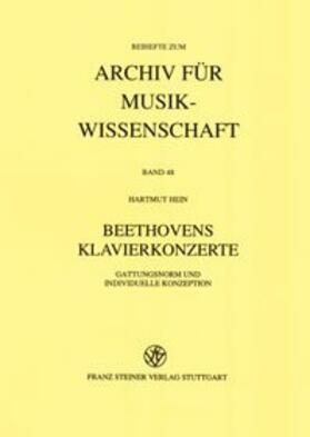 Hein | Beethovens Klavierkonzerte | Buch | 978-3-515-07764-4 | sack.de