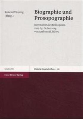 Vössing |  Biographie und Prosopographie | Buch |  Sack Fachmedien