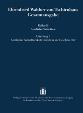  Ehrenfried Walther von TschirnhausGesamtausgabe | Buch |  Sack Fachmedien