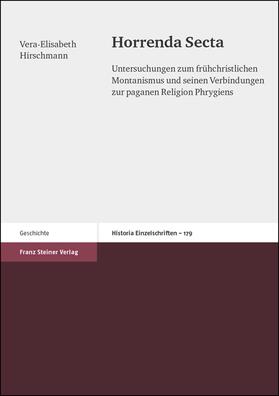 Hirschmann |  Hirschmann, V: Horrenda Secta | Buch |  Sack Fachmedien