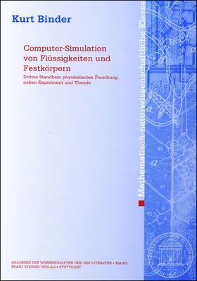 Binder |  Computer-Simulation von Flüssigkeiten und Festkörpern | Buch |  Sack Fachmedien