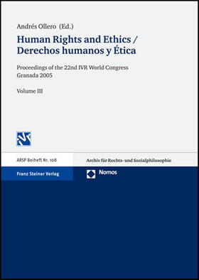 Ollero |  Human Rights and Ethics / Derechos humanos y Ética | Buch |  Sack Fachmedien