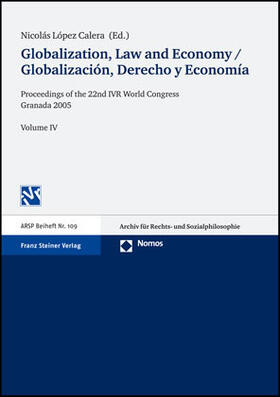 López Calera |  Globalization, Law and Economy / Globalización, Derecho y Ec | Buch |  Sack Fachmedien