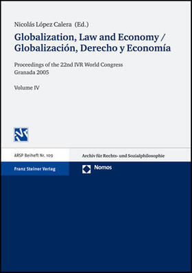 López Calera |  Globalization, Law and Economy / Globalización, Derecho y Economía | Buch |  Sack Fachmedien