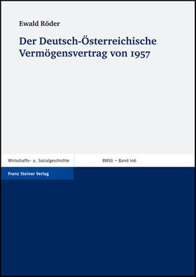 Röder |  Der Deutsch-Österreichische Vermögensvertrag von 1957 | Buch |  Sack Fachmedien