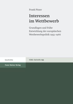 Pitzer |  Interessen im Wettbewerb | Buch |  Sack Fachmedien