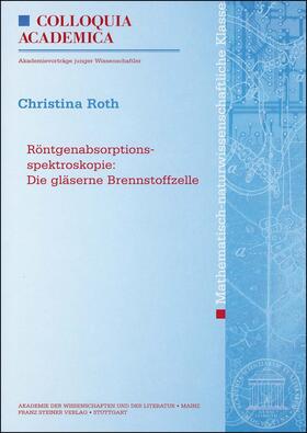 Roth |  Röntgenabsorptionsspektroskopie | Buch |  Sack Fachmedien