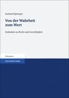 Sprenger |  Von der Wahrheit zum Wert | Buch |  Sack Fachmedien