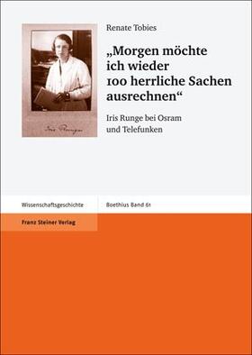 Tobies |  'Morgen möchte ich wieder 100 herrliche Sachen ausrechnen' | Buch |  Sack Fachmedien