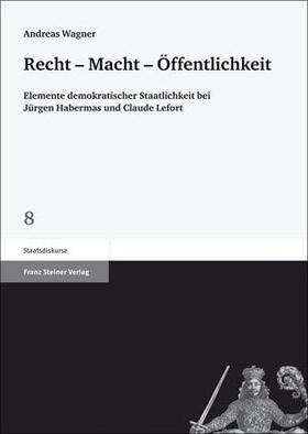 Wagner |  Recht - Macht - Öffentlichkeit | Buch |  Sack Fachmedien