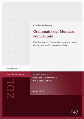 Kollmann |  Grammatik der Mundart von Laurein | Buch |  Sack Fachmedien