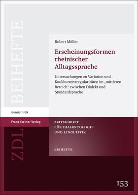Möller |  Erscheinungsformen rheinischer Alltagssprache | Buch |  Sack Fachmedien