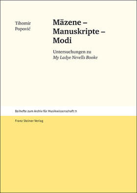 Popovic |  Mäzene - Manuskripte - Modi | Buch |  Sack Fachmedien