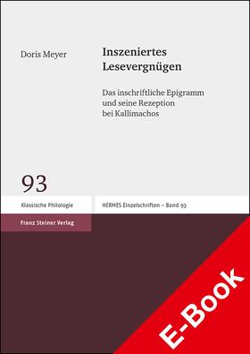 Meyer |  Inszeniertes Lesevergnügen | eBook | Sack Fachmedien