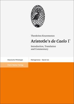 Kouremenos |  Aristotle's "de Caelo" III | Buch |  Sack Fachmedien