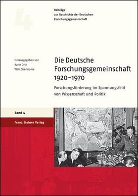 Orth / Oberkrome |  Die Deutsche Forschungsgemeinschaft 1920-1970 | eBook | Sack Fachmedien