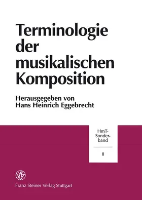 Eggebrecht |  Terminologie der musikalischen Komposition | eBook | Sack Fachmedien