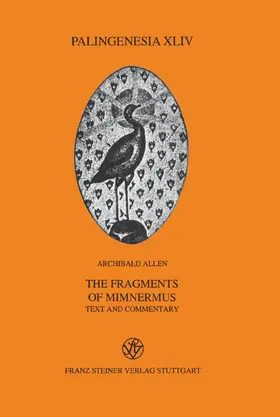 Allen |  The Fragments of Mimnermus | eBook | Sack Fachmedien