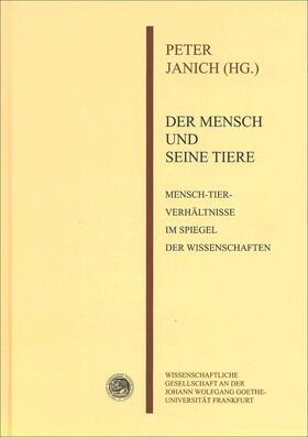 Janich |  Der Mensch und seine Tiere | Buch |  Sack Fachmedien
