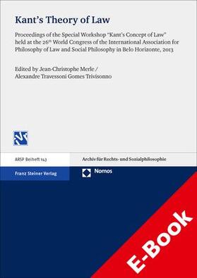 Merle / Trivisonno |  Kant's Theory of Law | eBook | Sack Fachmedien