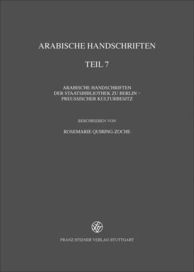  Arabische Handschriften Reihe B, Teil 7 | Buch |  Sack Fachmedien