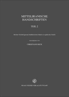  Mitteliranische Handschriften | Buch |  Sack Fachmedien