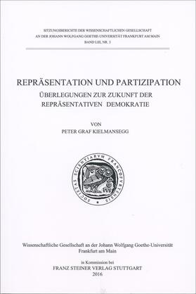 Graf Kielmansegg |  Repräsentation und Partizipation | Buch |  Sack Fachmedien