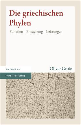 Grote |  Die griechischen Phylen | Buch |  Sack Fachmedien