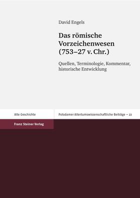 Engels |  Das römische Vorzeichenwesen (753-27 v. Chr.) | eBook | Sack Fachmedien