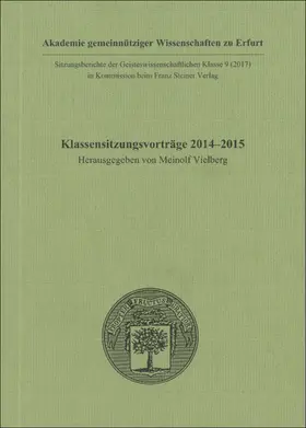 Vielberg |  Klassensitzungsvorträge 2014–2015 | Buch |  Sack Fachmedien