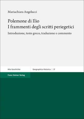 Angelucci |  Polemone di Ilio. I frammenti degli scritti periegetici | Buch |  Sack Fachmedien