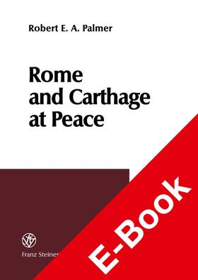 Palmer |  Rome and Carthage at Peace | eBook | Sack Fachmedien