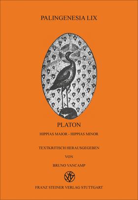 Vancamp |  Platon: Hippias maior - Hippias minor | eBook | Sack Fachmedien